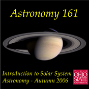 Podcast Astronomy 161 - Introduction to Solar System Astronomy