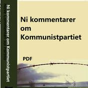 Podcast Ni kommentarer om Kommunistpartiet(PDF)