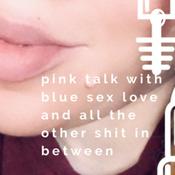 Podcast pink talk with blue